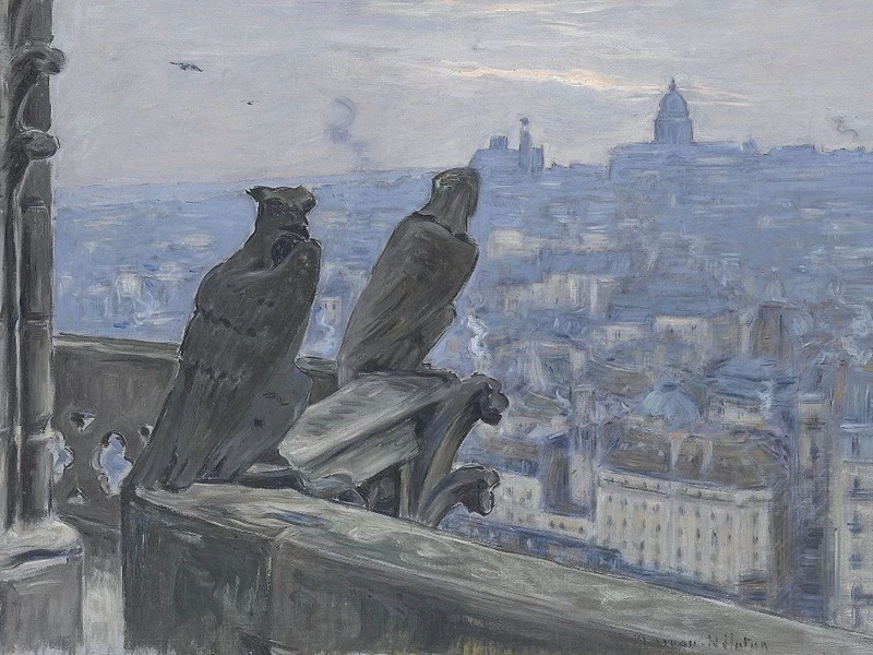 1859-Étienne Moreau-Nélaton - Parigi vista dalle torri della chiesa di Notre-Dame